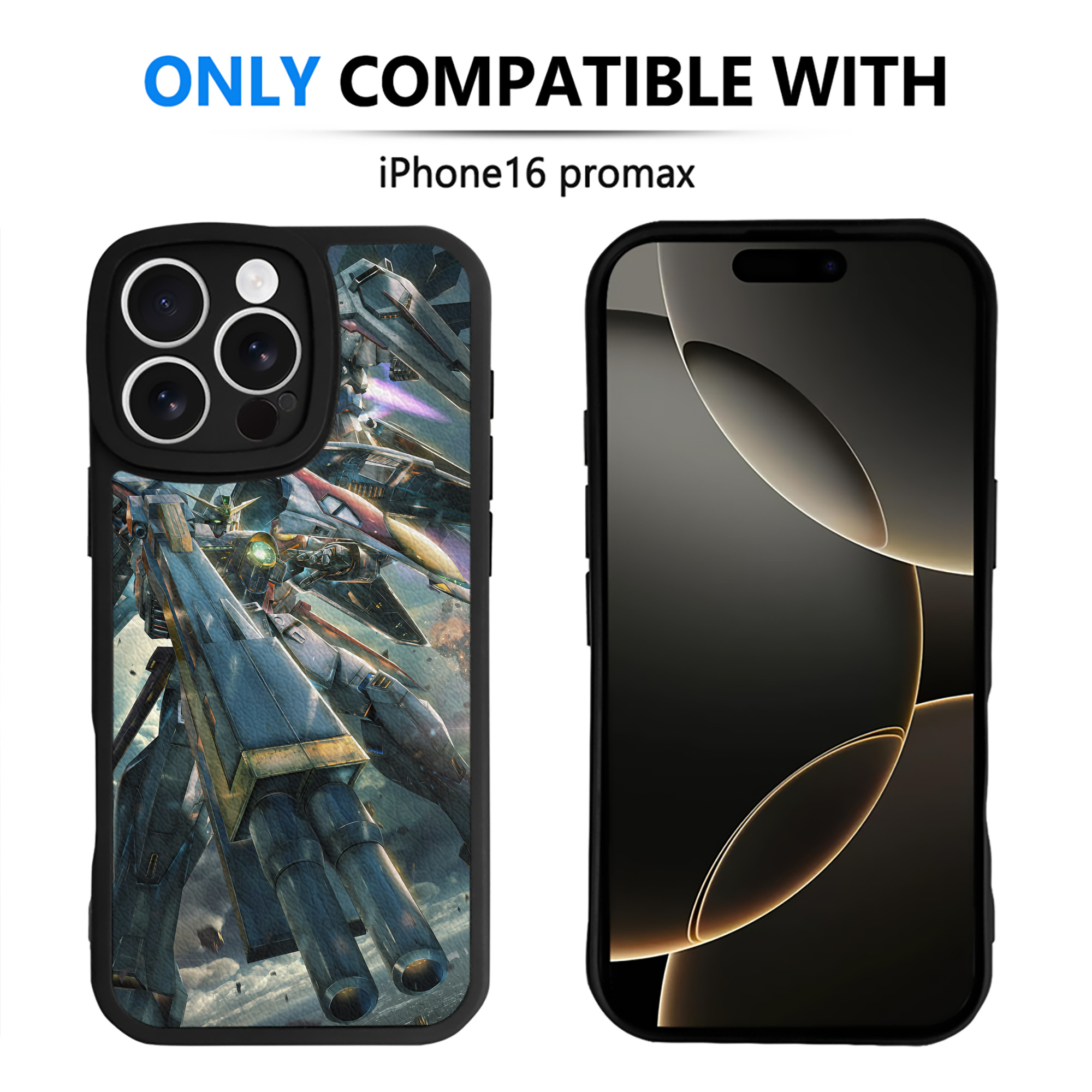 （画像用） 機動戦士ガンダム Mobile Suit Gundam 【iPhone 16シリーズ対応】シリコンスマホケース（レザー調） 材質：シリコン